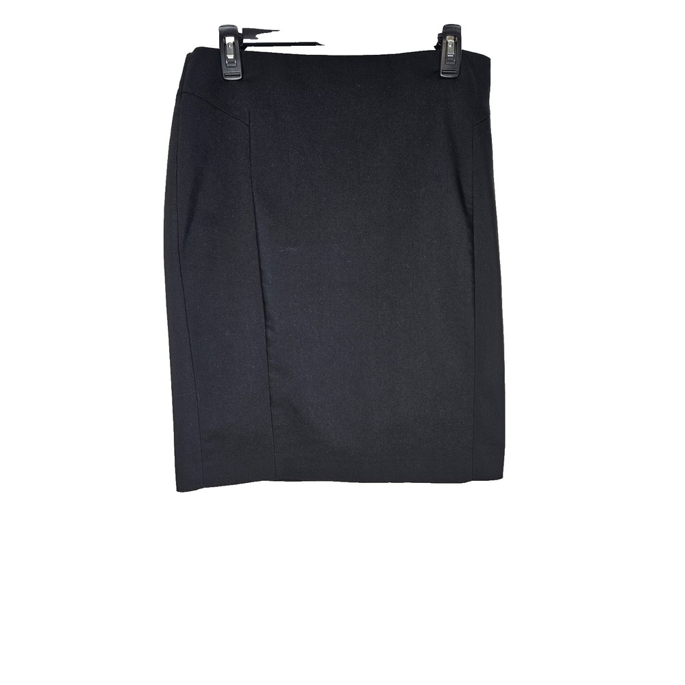 APT. 9 Torie Black Pencil Skirt Size 12 Work Office Career Stretch Lined‎